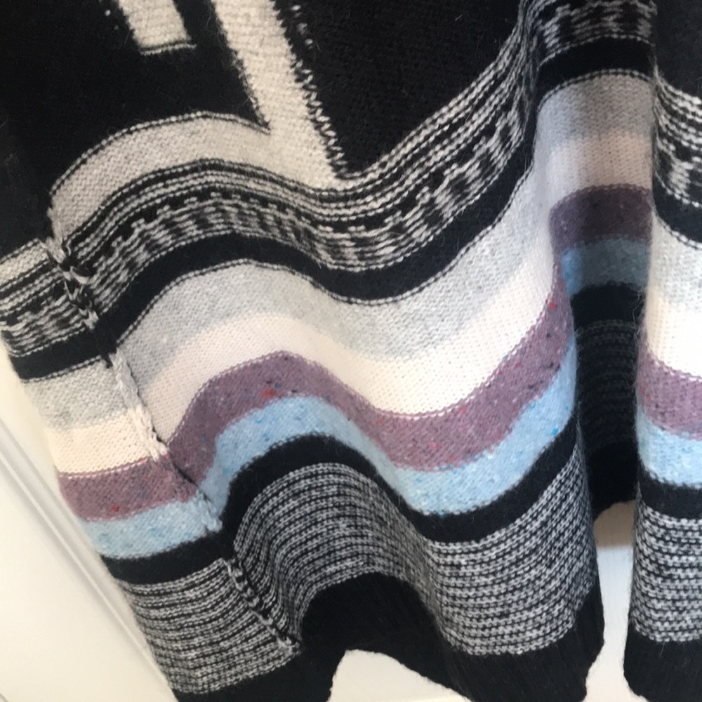 Free People Aztec Tribal Boho Festival sweater duster cardigan - Picture 10 of 15